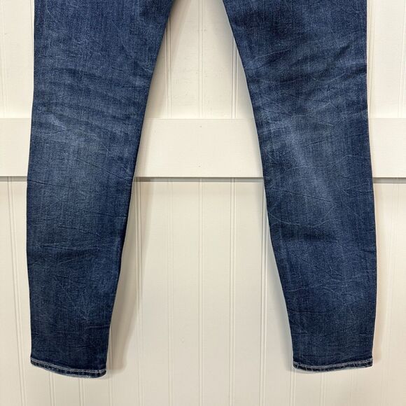 Silver Jeans Women 28 Avery Skinny Curvy Stretch Denim Blue Medium Wash Distress - Picture 6 of 13